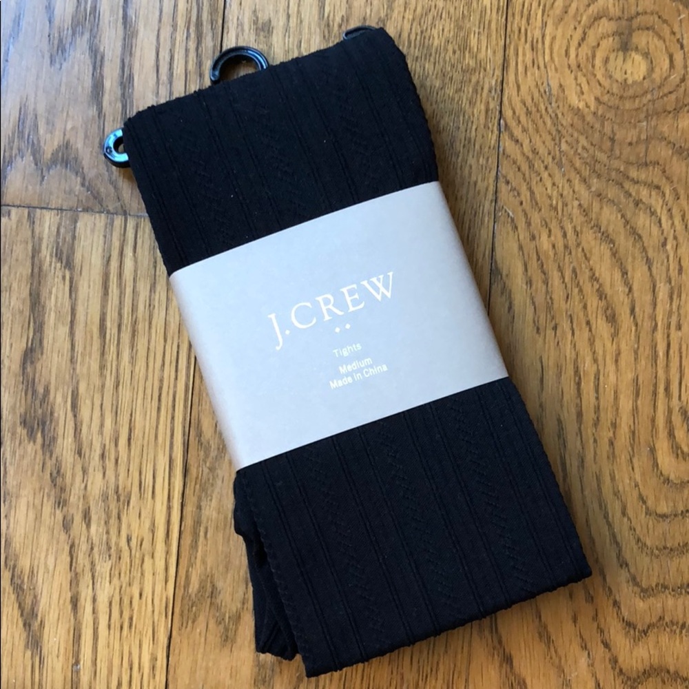 NEW Black J CREW Tights